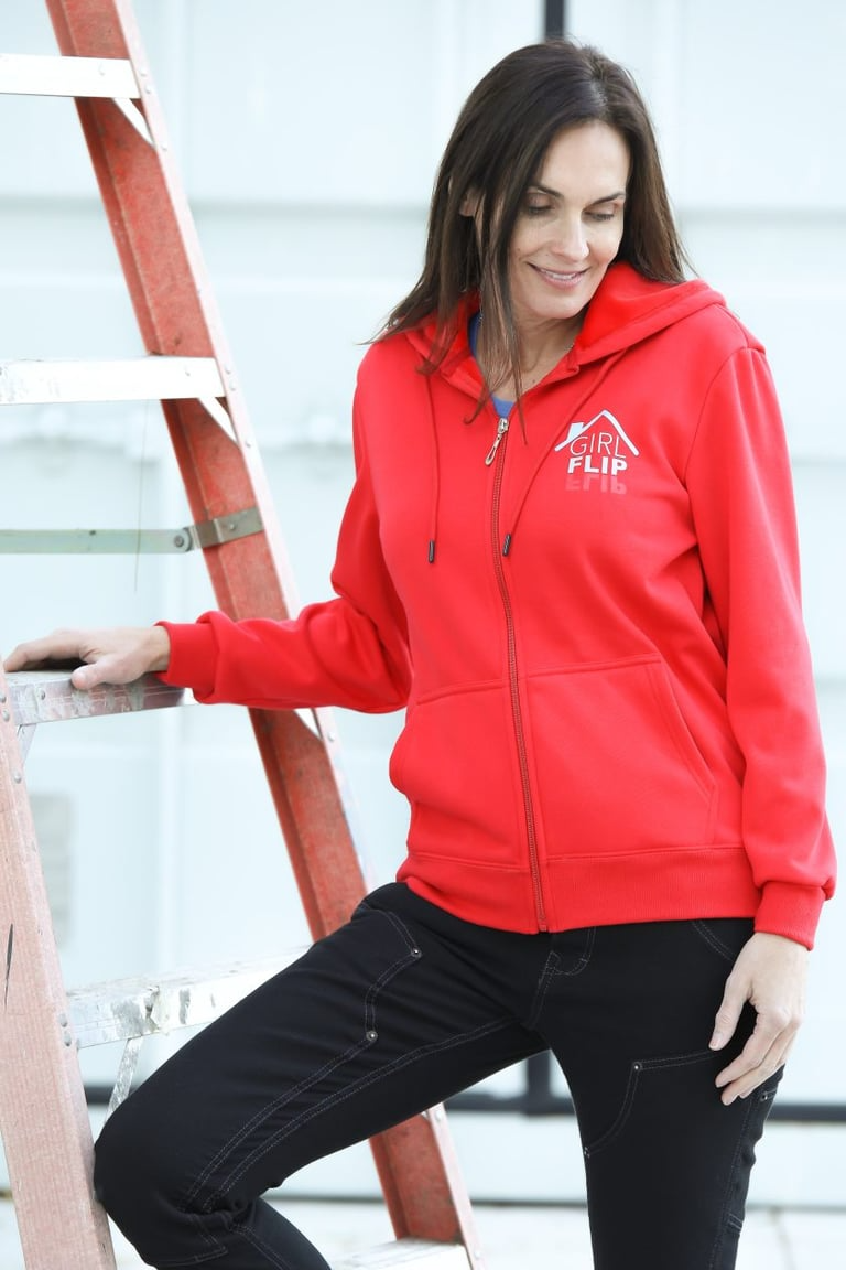 Zip-up hoodie red 1 Zip-up hoodie 5